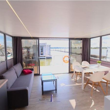 Hotel Hausboot Fjord Aries Mit Dachterrasse In Szlezwik Zewnętrze zdjęcie