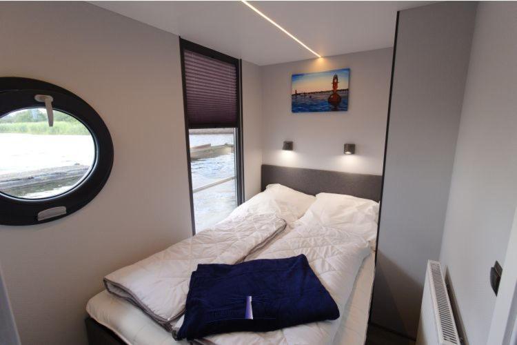 Hotel Hausboot Fjord Aries Mit Dachterrasse In Szlezwik Zewnętrze zdjęcie