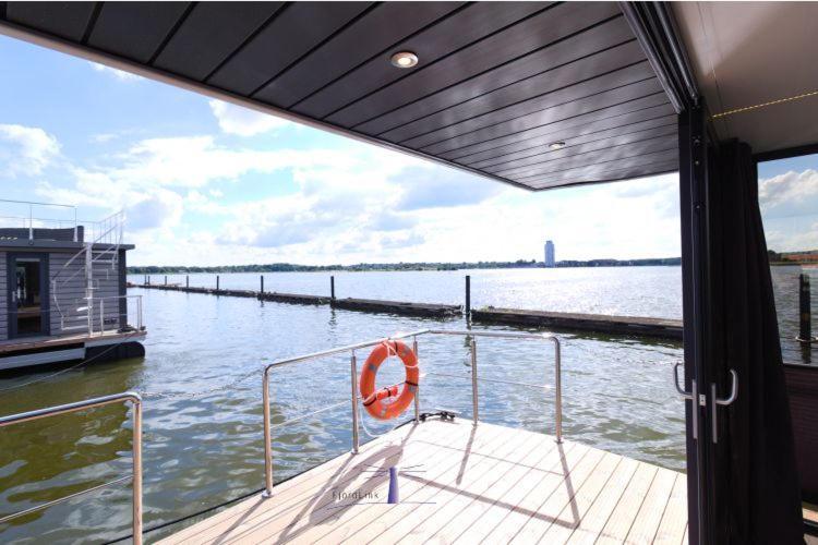 Hotel Hausboot Fjord Aries Mit Dachterrasse In Szlezwik Zewnętrze zdjęcie